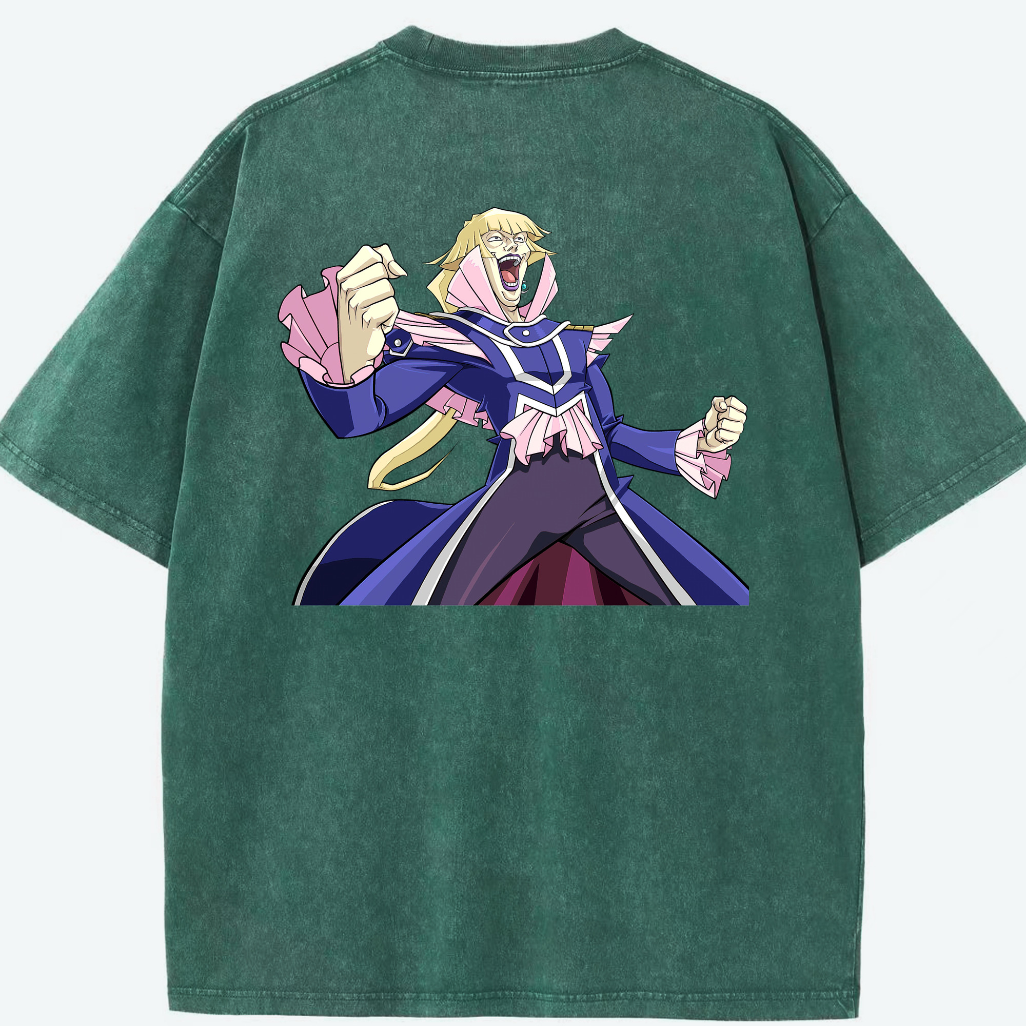 （画像用） 遊☆戯☆王 Yu-Gi-Oh! 綿100% ヴィンテージ風 半袖Tシャツ（背面プリント）
